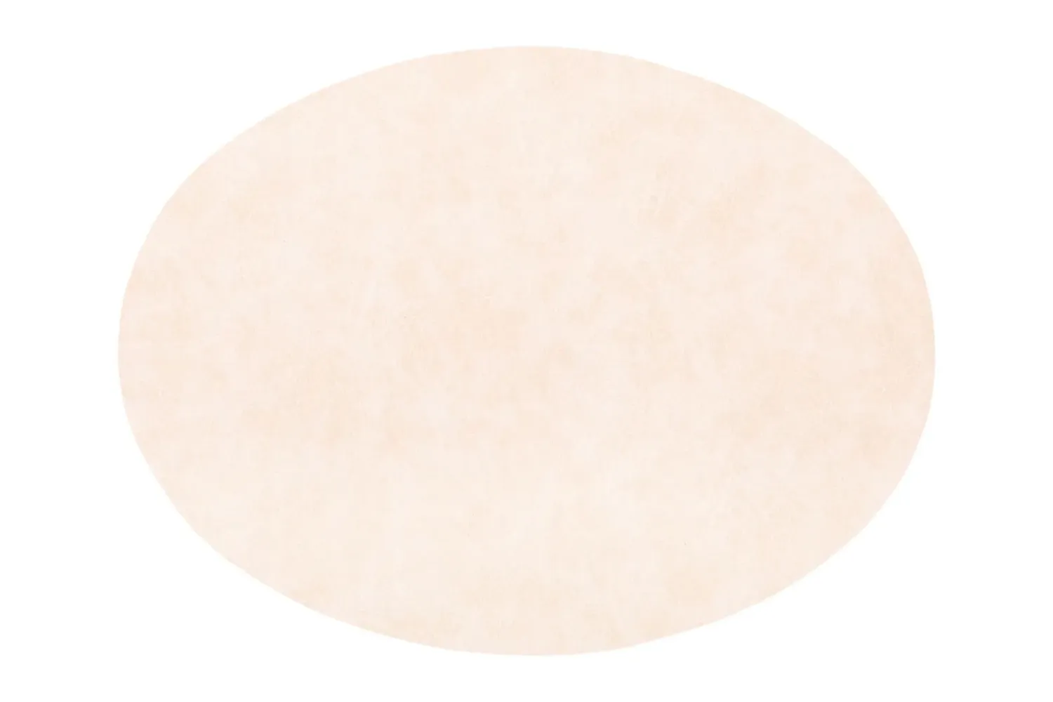 Tovaglietta Ovale Finta Pelle 33x45 cm Crema - Tirolix