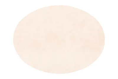 Tovaglietta Ovale Finta Pelle 33x45 cm Crema - Tirolix
