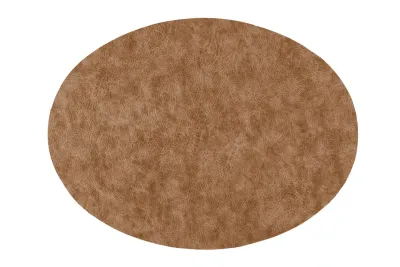 Tovaglietta Ovale Finta Pelle 33x45 cm Bronzo - Tirolix