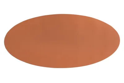 Tovaglietta Ovale Ecopelle 33x70 cm Marrone Chiaro - Tirolix