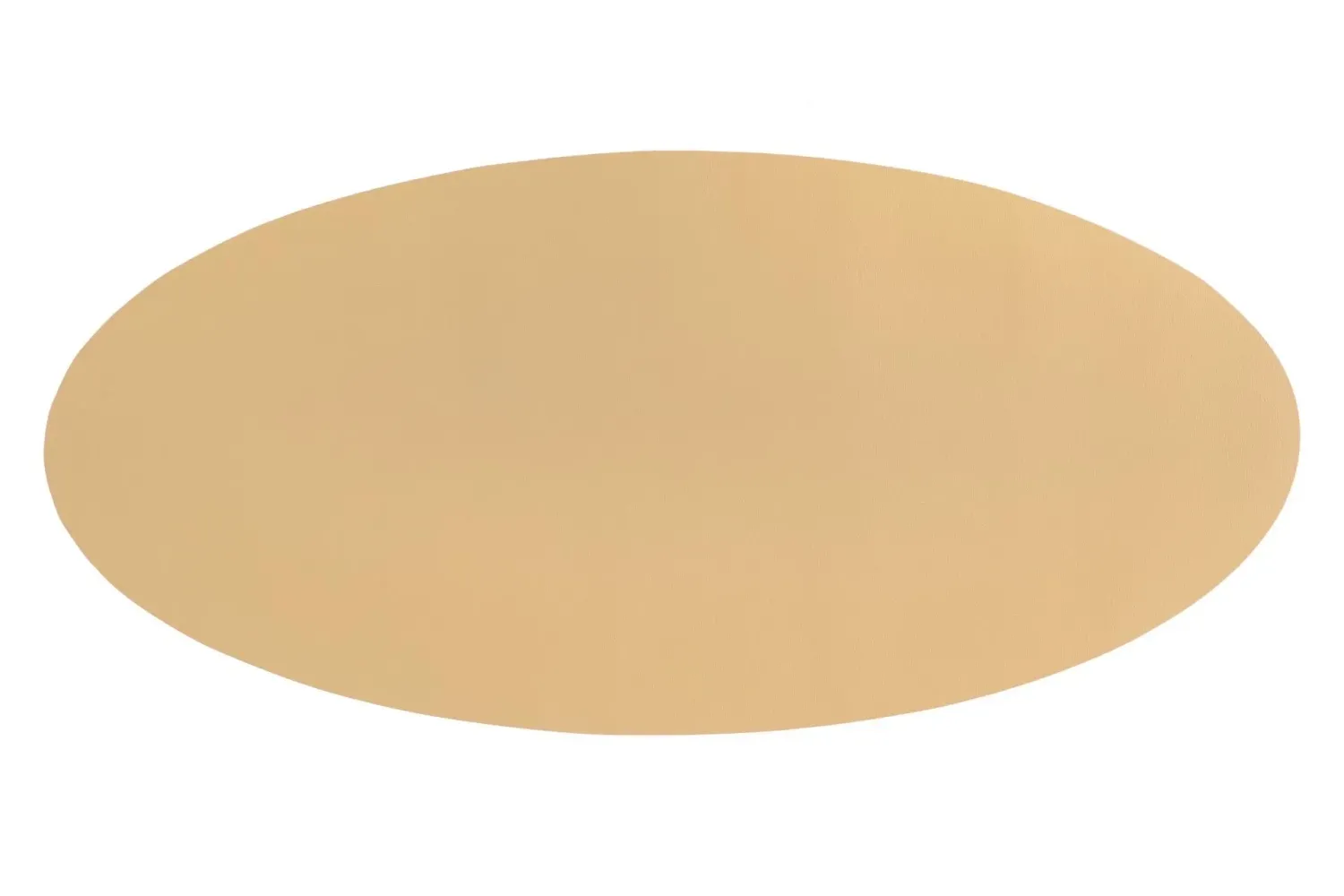 Tovaglietta Ovale Ecopelle 33x70 cm Sabbia - Tirolix