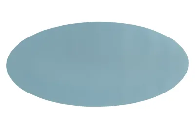 Tovaglietta Ovale Ecopelle 33x70 cm Blu Chiaro - Tirolix