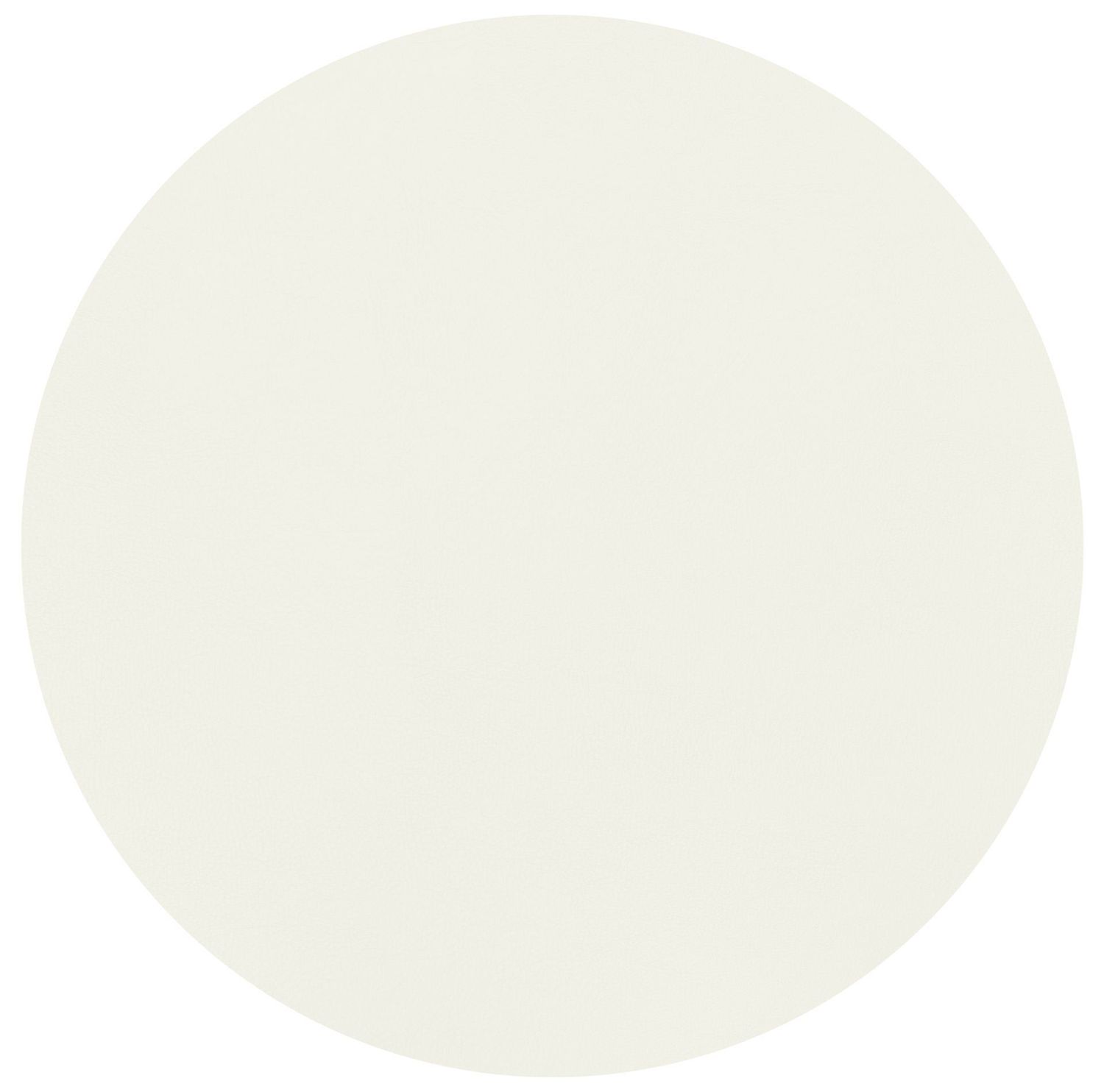 Tovaglietta Rotonda Ecopelle 38 cm Bianco - Tirolix