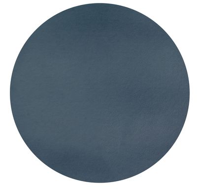Tovaglietta Rotonda Ecopelle 38 cm Blu - Tirolix