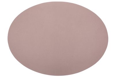 Tovaglietta Ovale Ecopelle 33x45 cm Malva - Tirolix