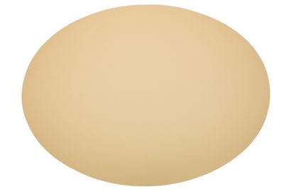 Tovaglietta Ovale Ecopelle 33x45 cm Sabbia - Tirolix