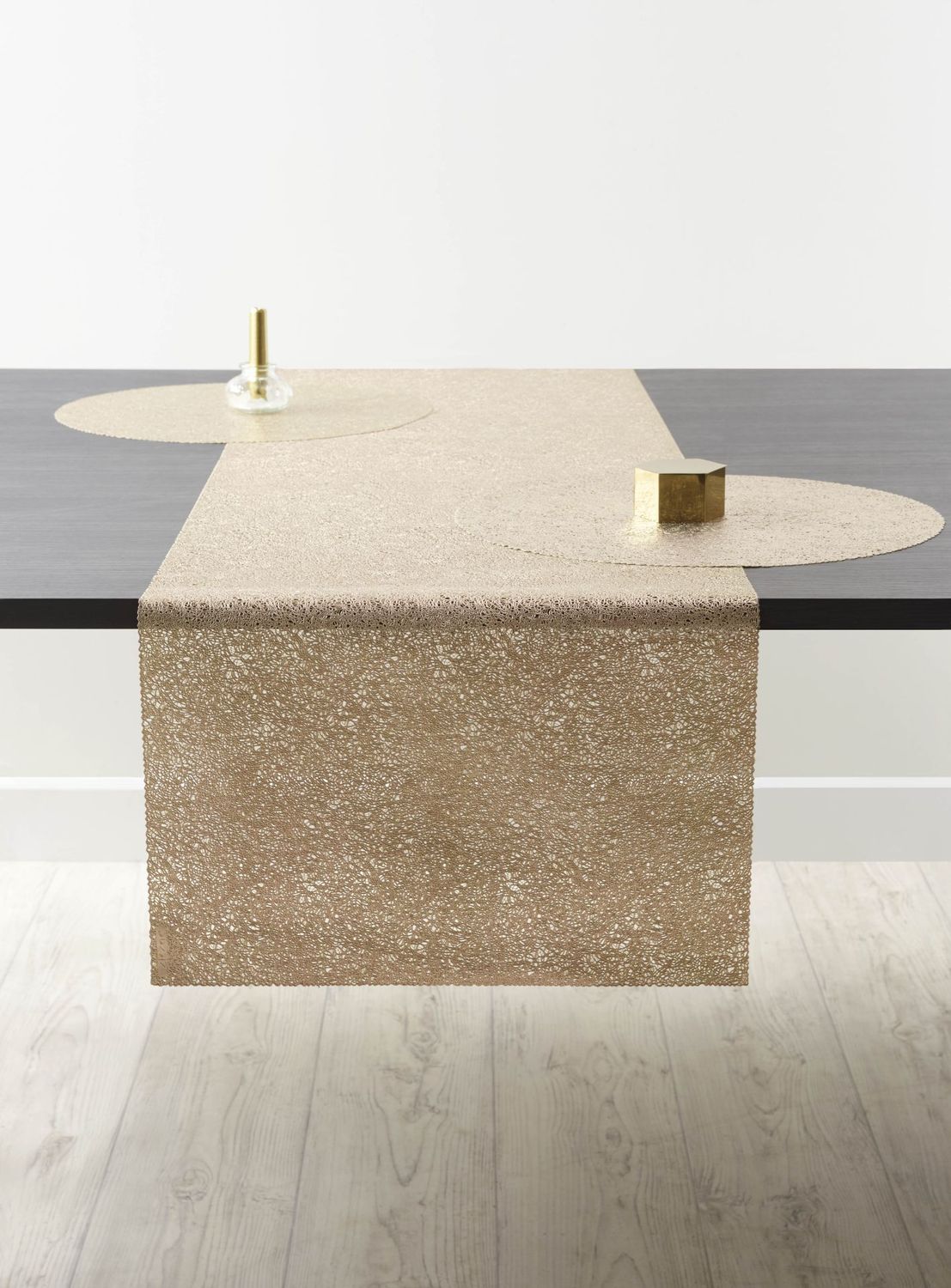 Runner Motivo Fili 45x150 cm Oro - Tirolix