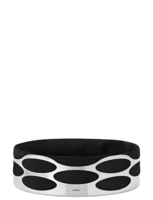 Cestino pane 23 x 7 cm Nero 23 cm Embrace - Stelton
