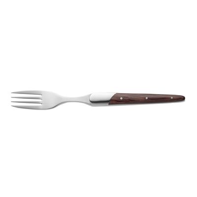 Tirolix - Forchetta da bistecca 22,5 cm Marrone Scuro Carlos
