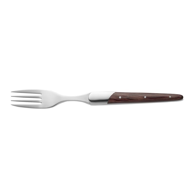 Tirolix - Forchetta da bistecca 22,5 cm Marrone Scuro Carlos