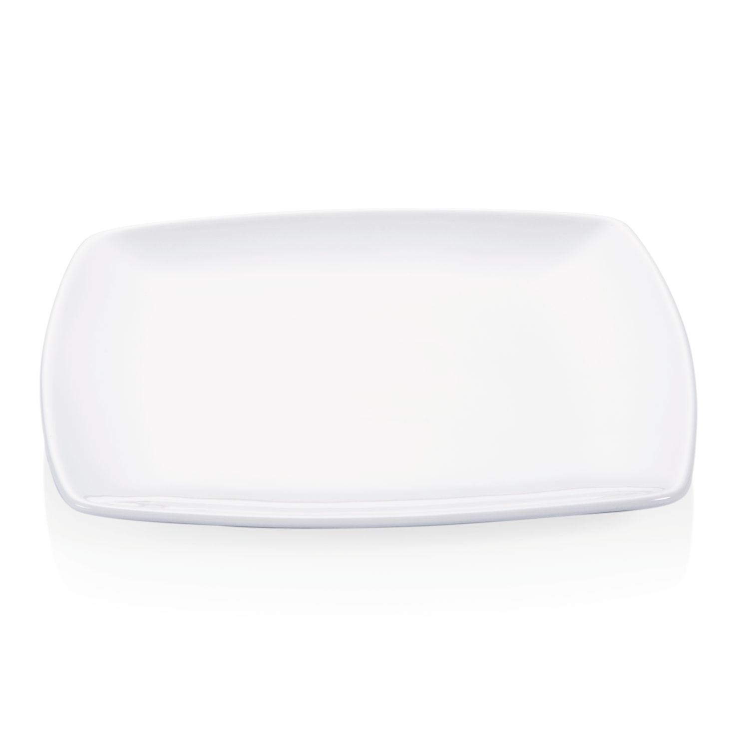 Tirolix - Piatto quadrato 30 x 30 cm Italia White