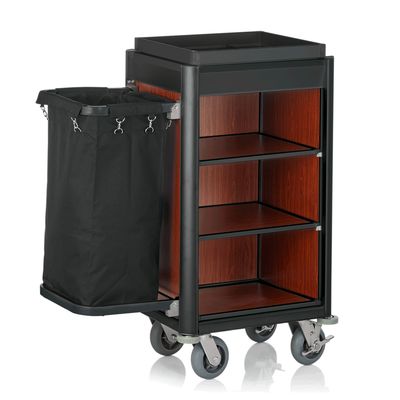 Tirolix - Carrello da servizio 95 x 55 x 116 cm Rosso Isabella