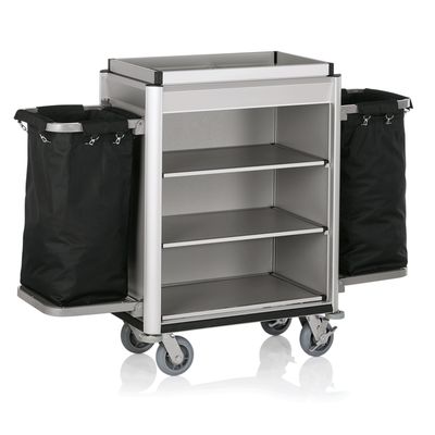 Tirolix - Carrello da servizio 155 x 55 x 116 cm Grigio Isabella