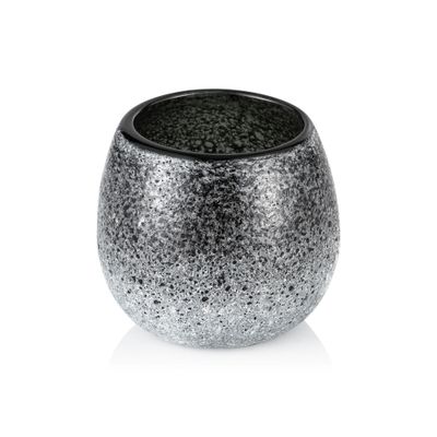 Tirolix - Portacandela 9,5 cm Grigio Frosted