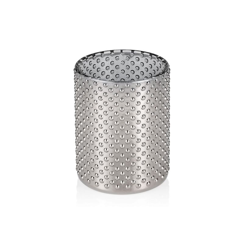 Tirolix - Portacandela 8 x 10 cm Metallico Nubs