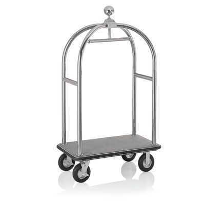 Tirolix - Carrello portabagagli 112 x 60 x 190 cm Argento Drift