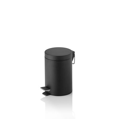 Tirolix - Cestino a pedale 3 l Nero