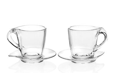 RCR - Set 2 tazze cappuccino con piattino 26 cl Happy