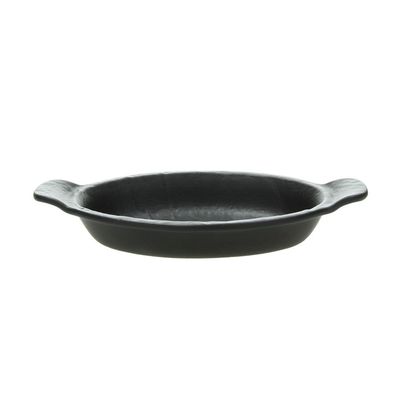 Tognana - Piatto ovale forno 2 manici 23,5 cm Vulcania Black