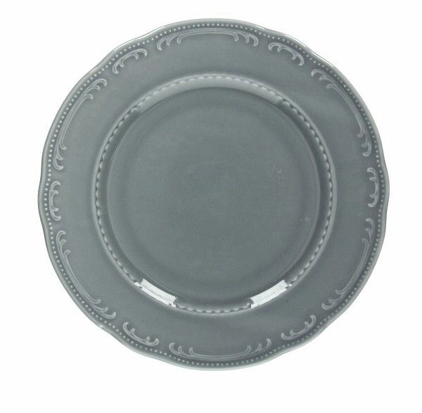 Tognana - Piatto piano 28 cm Vecchio Vienna Grigio