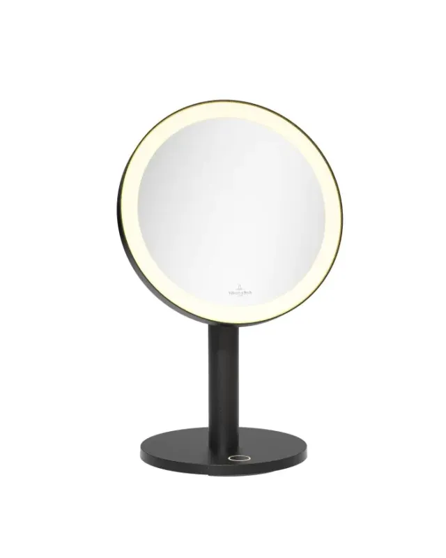 Villeroy &amp; Boch - Specchio cosmetico Como Nero 32 cm