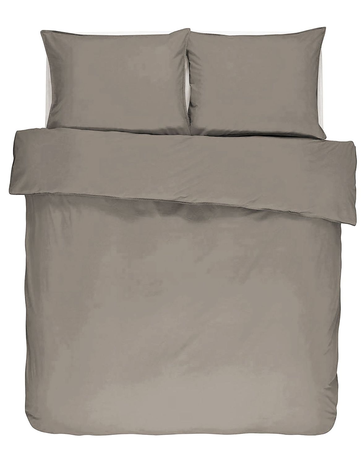 Copripiumino con Federe 240x220 Taupe - Tirolix