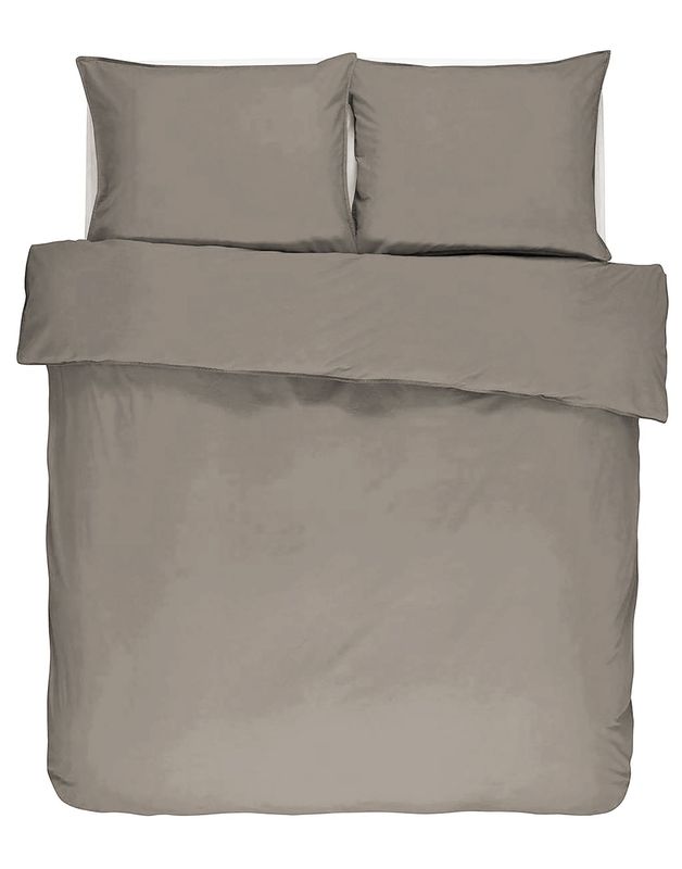 Copripiumino con Federe 240x220 Taupe - Tirolix