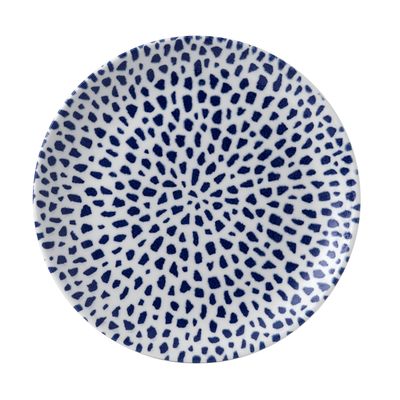 Piatto coupè 28.8 cm - Terrazo Blue Dudson