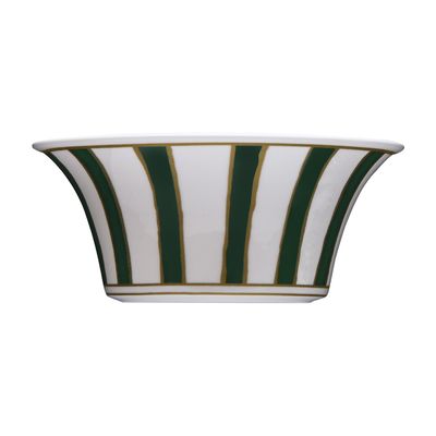Geminiano Cozzi - Insalatiera 24 cm Striche Verdi e Oro