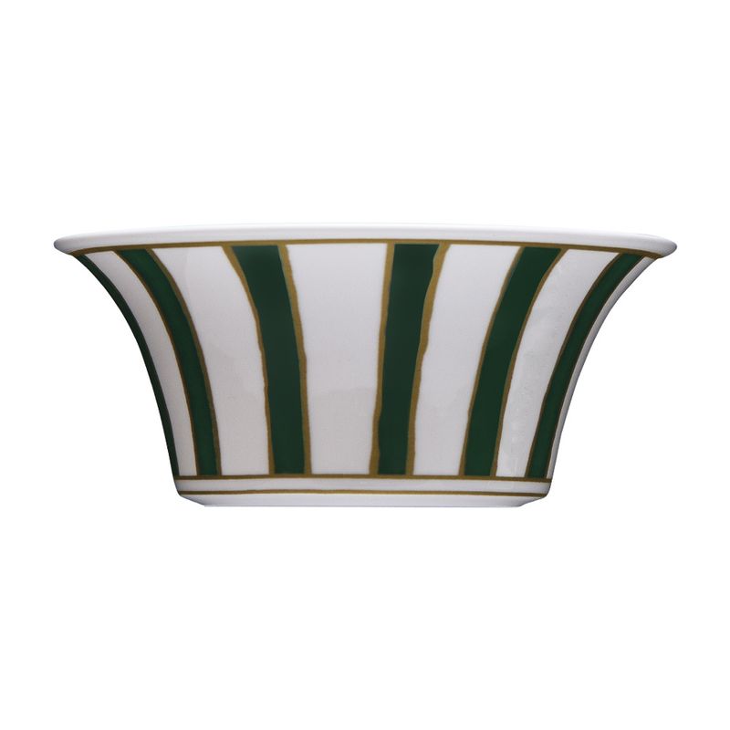 Geminiano Cozzi - Insalatiera 24 cm Striche Verdi e Oro