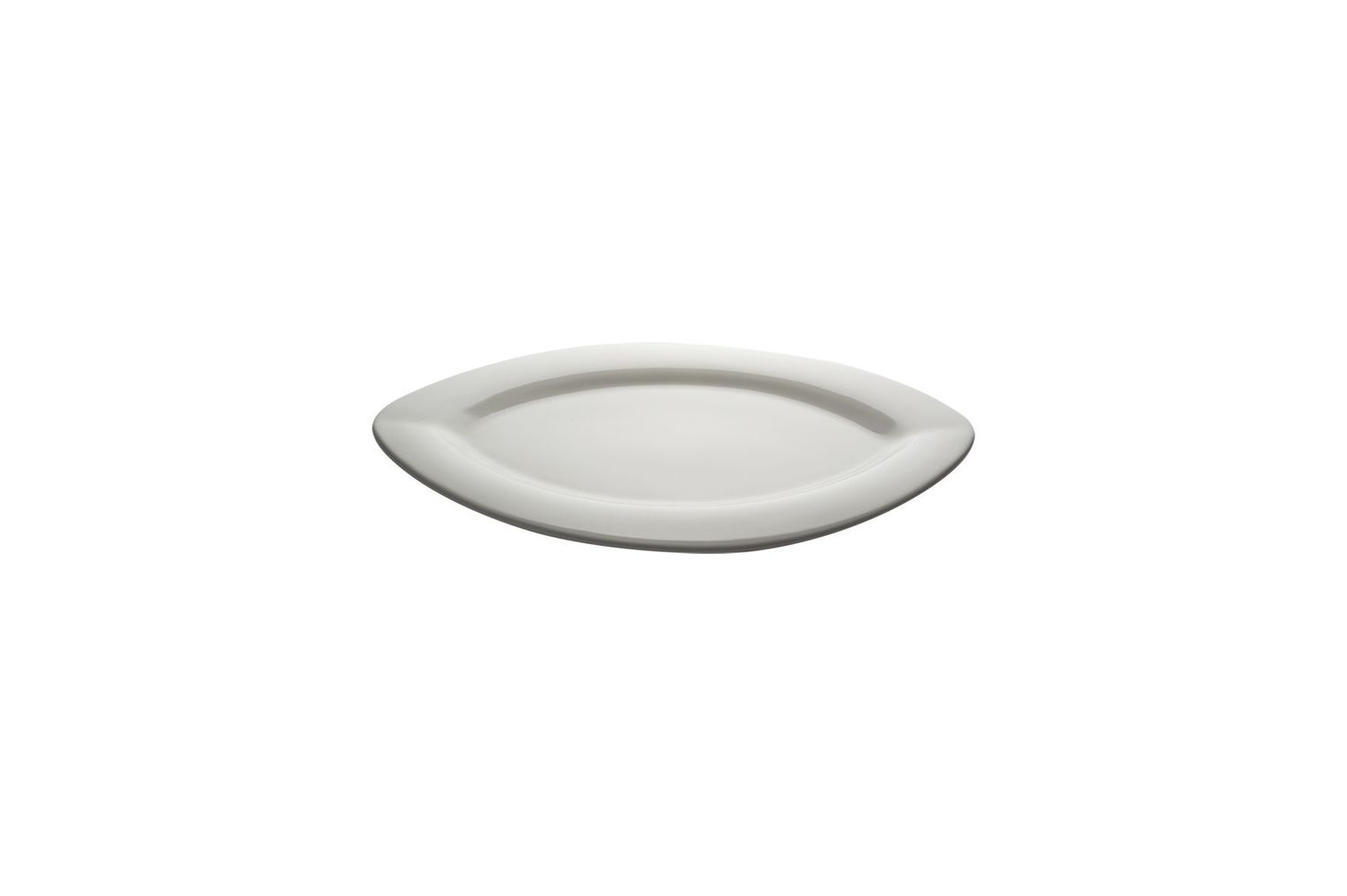 Geminiano Cozzi - Piatto ovale piano 25 x 14 cm Milano