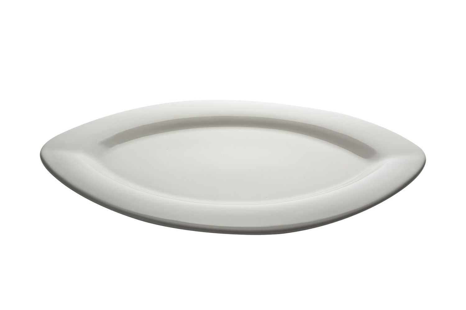 Geminiano Cozzi - Piatto ovale piano 40 x 29 cm Milano