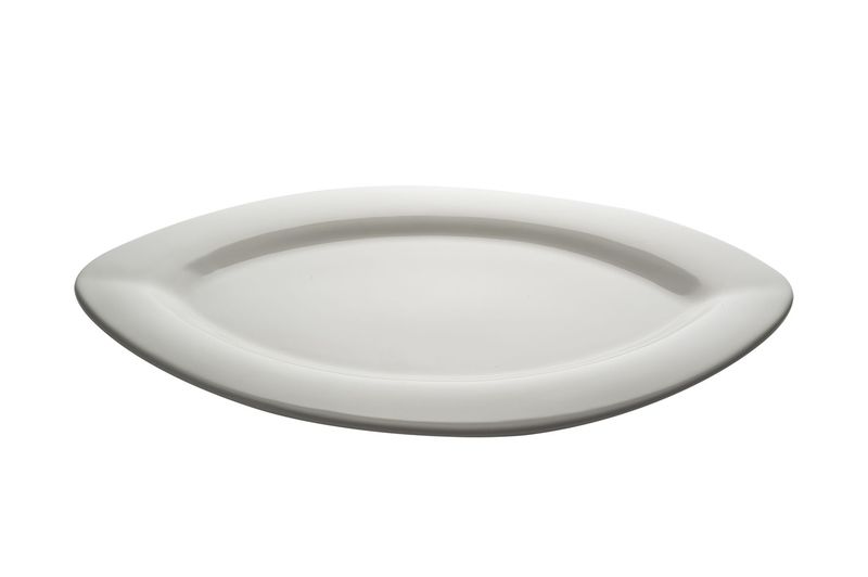 Geminiano Cozzi - Piatto ovale piano 40 x 29 cm Milano