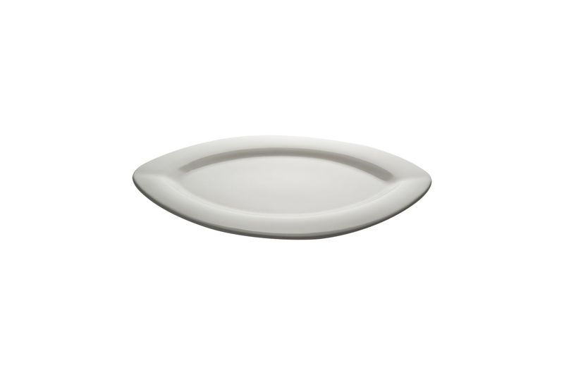 Geminiano Cozzi - Piatto ovale piano 30 x 19,5 cm Milano