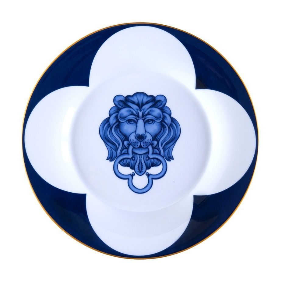 Geminiano Cozzi - Piatto dessert 22 cm El Leon Blu