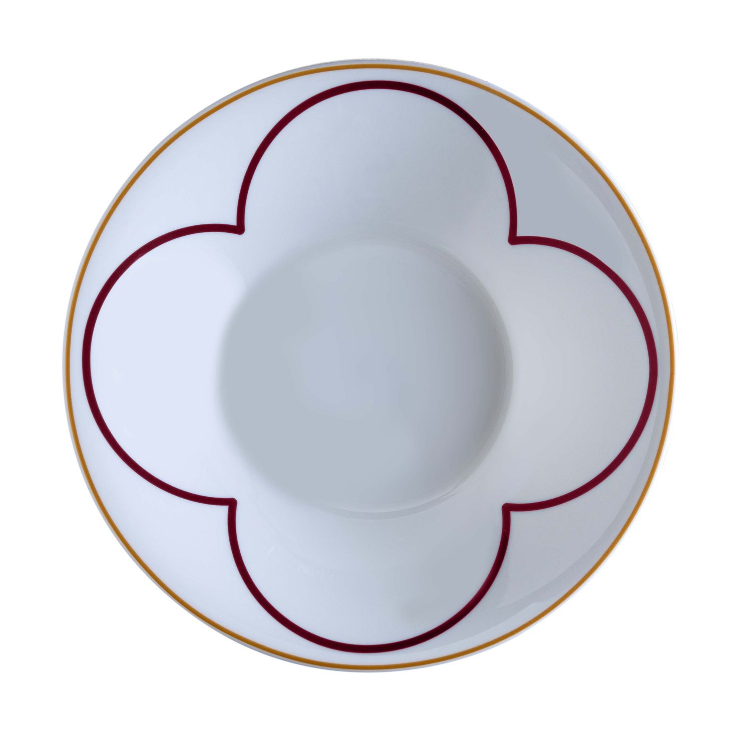 Geminiano Cozzi - Piatto fondo 22 cm El Leon Rosa