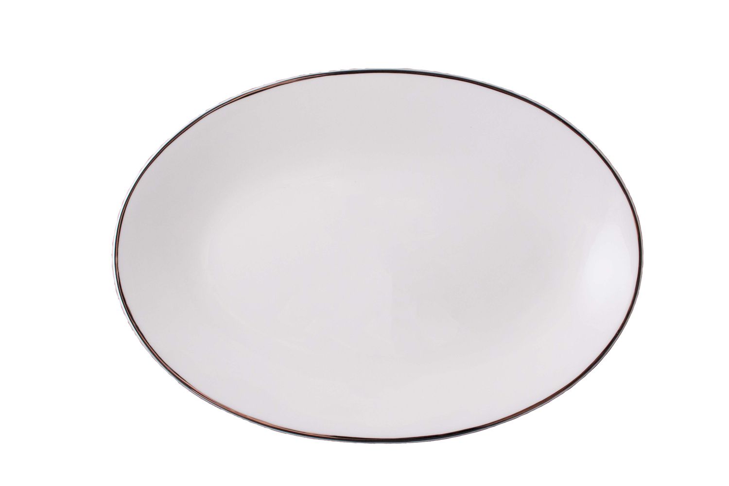Geminiano Cozzi - Piatto ovale 37 x 26,5 cm Ducale