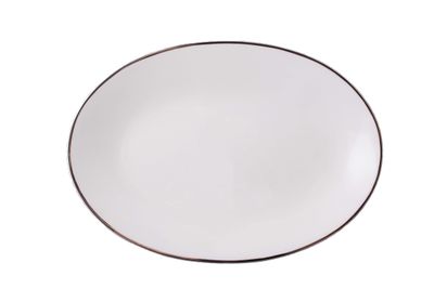 Geminiano Cozzi - Piatto ovale 37 x 26,5 cm Ducale