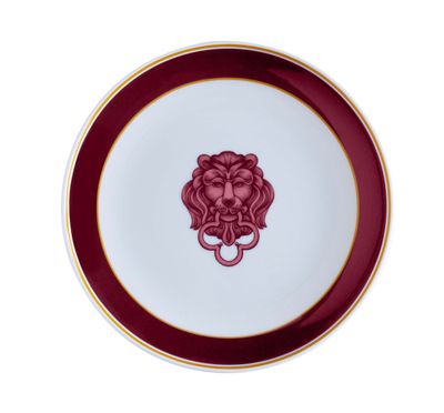 Geminiano Cozzi - Piattino pane e burro 15 cm El Leon Rosa