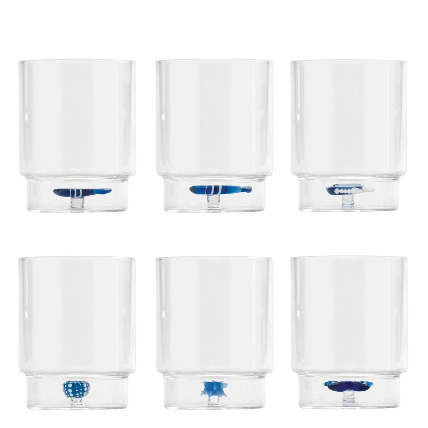 Tumbler 6 pezzi 35 cl Teca Mare Stella marina - Zafferano