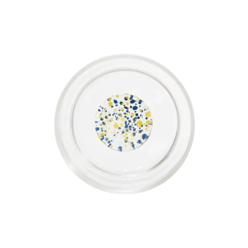 Tumbler 35 cl Teca Terrazzo Blu/Giallo - Zafferano