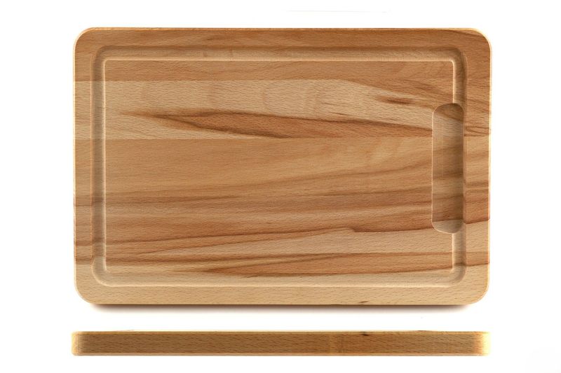 Kesper - Tagliere rettangolare con scanalatura 32 x 21 cm