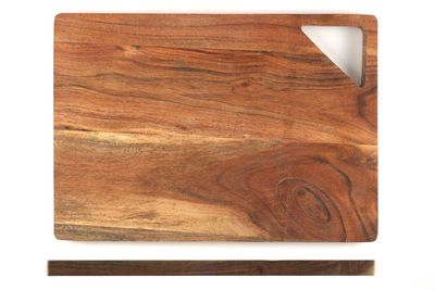Kesper - Tagliere rettangolare con foro 35,5 x 25,5 cm