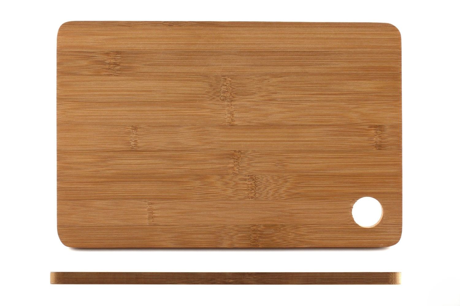 Kesper - Tagliere rettangolare con foro 28 x 18,5 cm