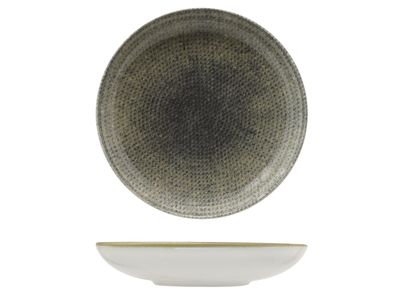 Saturnia - Piatto fondo 22 cm Nail Brown