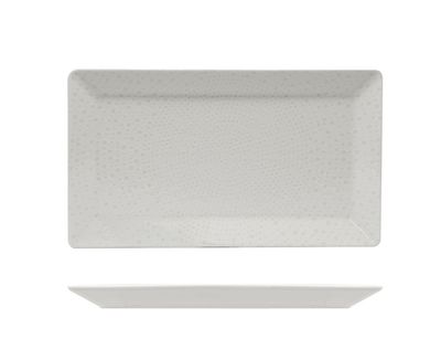 Saturnia - Piatto rettangolare 29 x 17,5 cm Nail Bianco