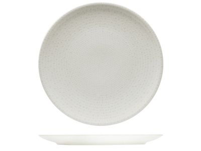 Saturnia - Piatto piano 28 cm Nail Bianco