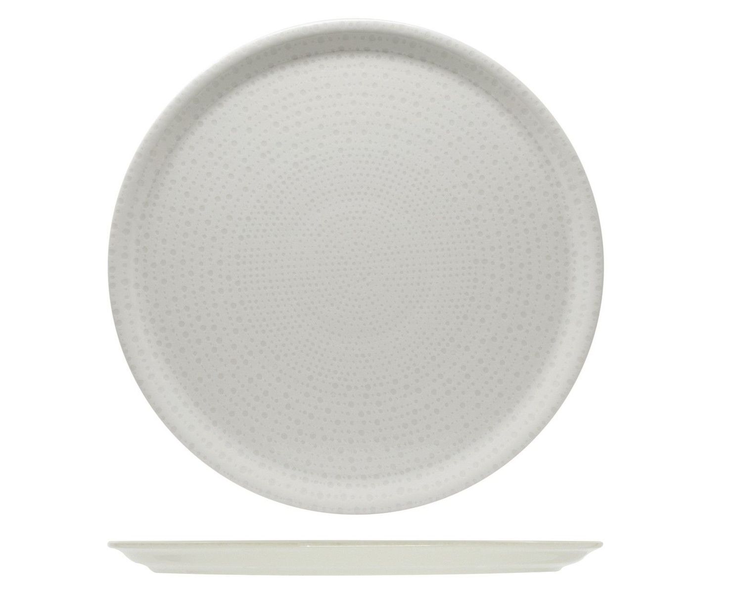 Saturnia - Piatto pizza 33 cm Nail Bianco