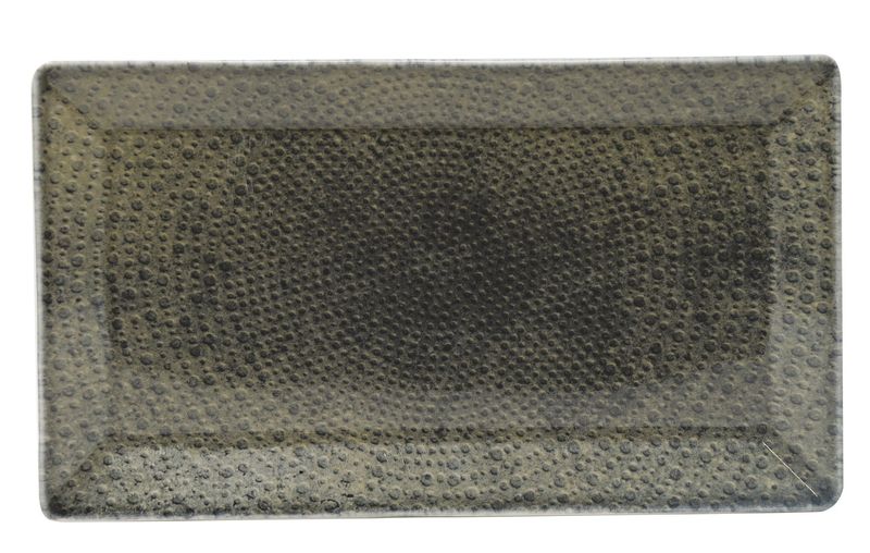 Saturnia - Piatto rettangolare 29 x 17,5 cm Nail Brown