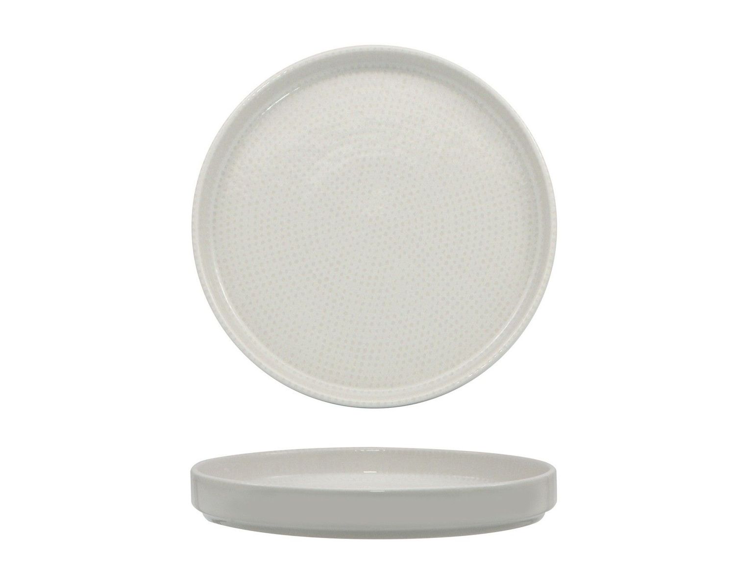 Saturnia - Piatto piano nordic 28 cm Nail Bianco